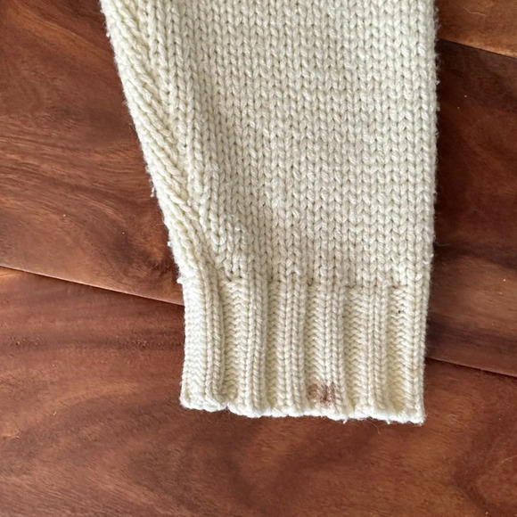 H.C. Prange Co. Vintage 80’s Cream Cable Knit Cardigan size Large - Picture 5 of 5